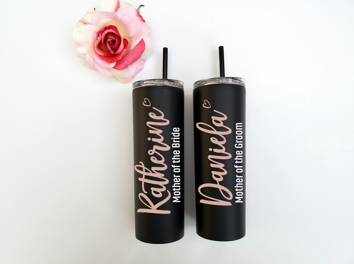 Personalized Bridesmaid Tumblers Stainless Steel Tumblers Etsy