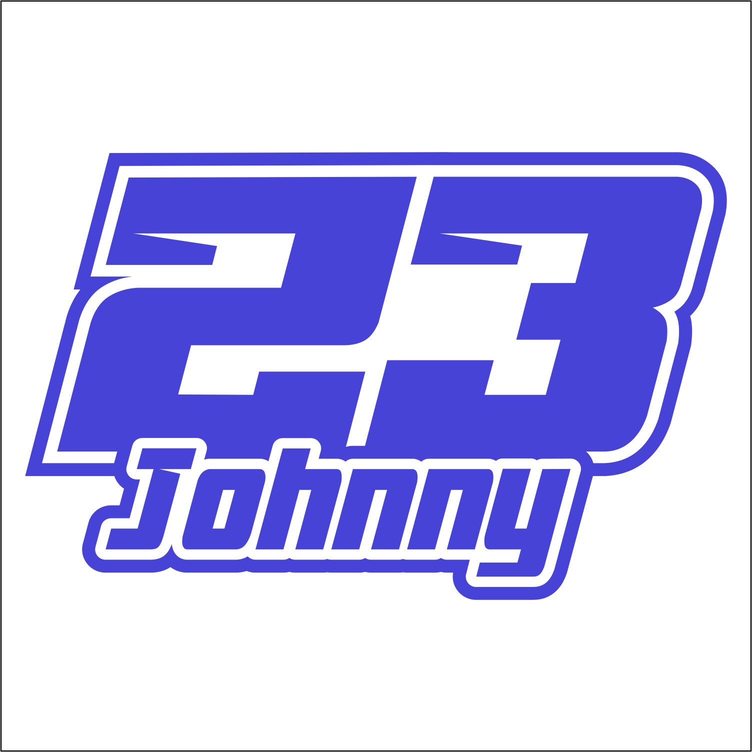 Custom Racing Number Vinyl Decals: Motorcycle, Motocross, Kart - Set of ...