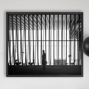 Hombre de la silueta - Bellas Artes - Impresiones de la fotografía, regalo de bienvenida, regalo de Navidad, regalo de cumpleaños, impresión de la silueta