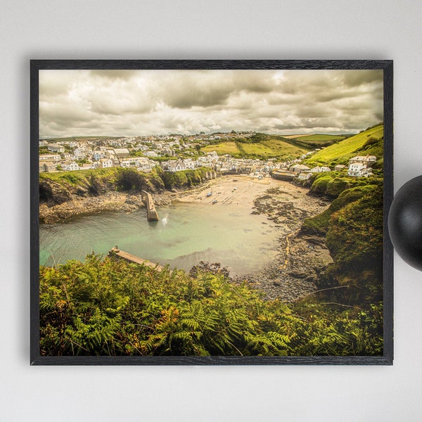 Port Isaac Print - Cornwall - Kernow - Tirages photographiques, Cadeau de pendaison de crémaillère, Cadeau de Noël, Cadeau d’anniversaire, Doc Martin, Tirage de Cornouailles