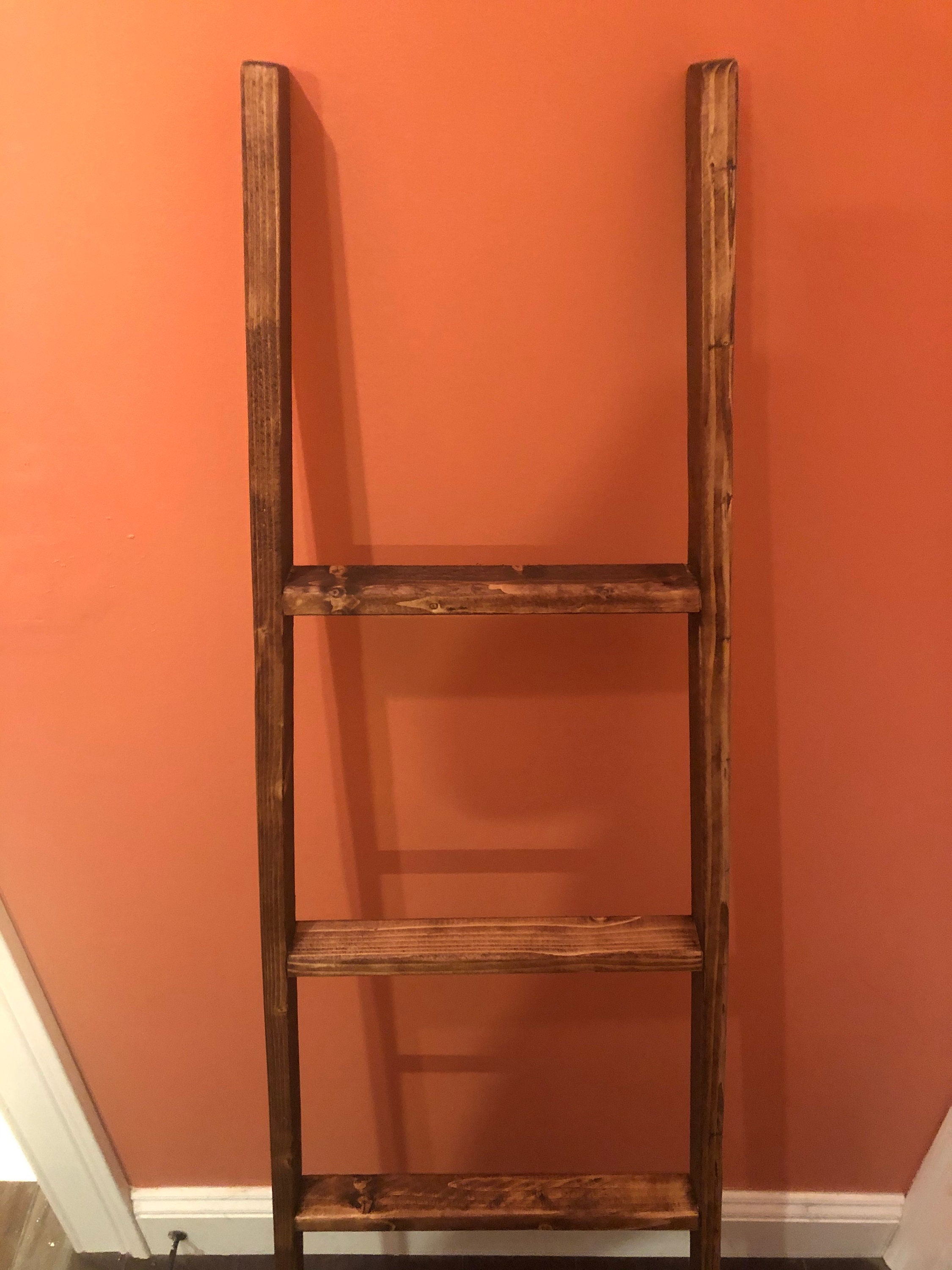 Decorative Ladder Rustic Home Decor Nursery Organization Etsy