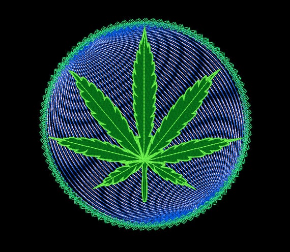 Psychedelic Pot Leaf Embroidery Design Embroidery Machine - Etsy Canada Psychedelic Pot Leaf Embroidery Design Embroidery Machine - Etsy Canada