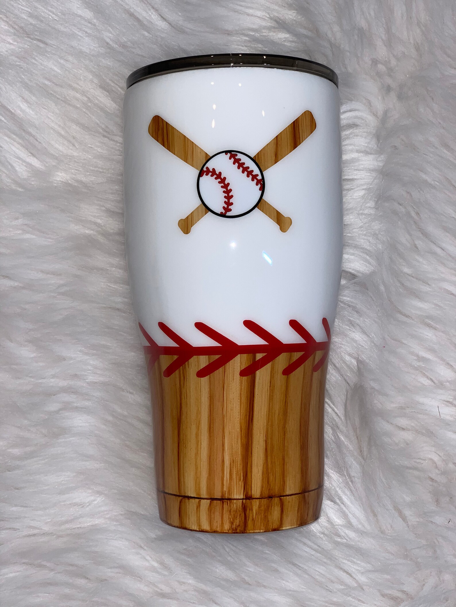 Custom Baseball Tumbler Baseball Bats Cup Stainless Steel Etsy