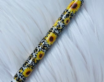 RTS ~ Ready To Ship ~ Glitter Pen ~ Ink Joy Pen ~ Sunflowers ~ Leopard ~ Sunflower ~ Bling ~ Glitter ~ Glitter Pens