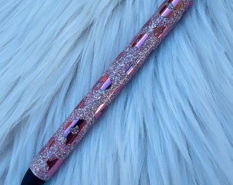 RTS ~ Ready To Ship ~ Glitter Pen ~ Ink Joy Pen ~ Leopard ~ Rose Gold ~ Pink ~ Bling ~ Glitter ~ Glitter Pens