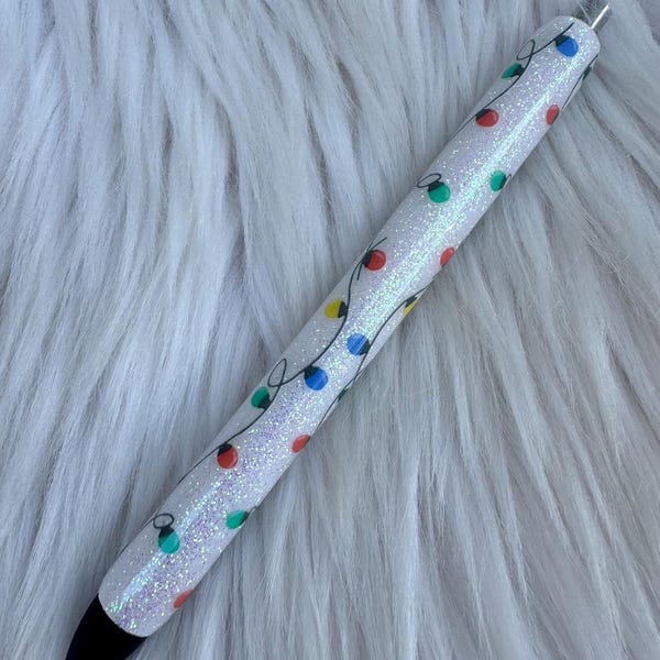 RTS ~ Ready To Ship ~ Glitter Pen ~ Ink Joy Pen  ~ Christmas Lights ~ Merry Christmas ~ Christmas ~ Glitter Pens