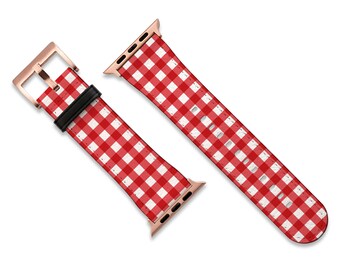 gingham apple watch band