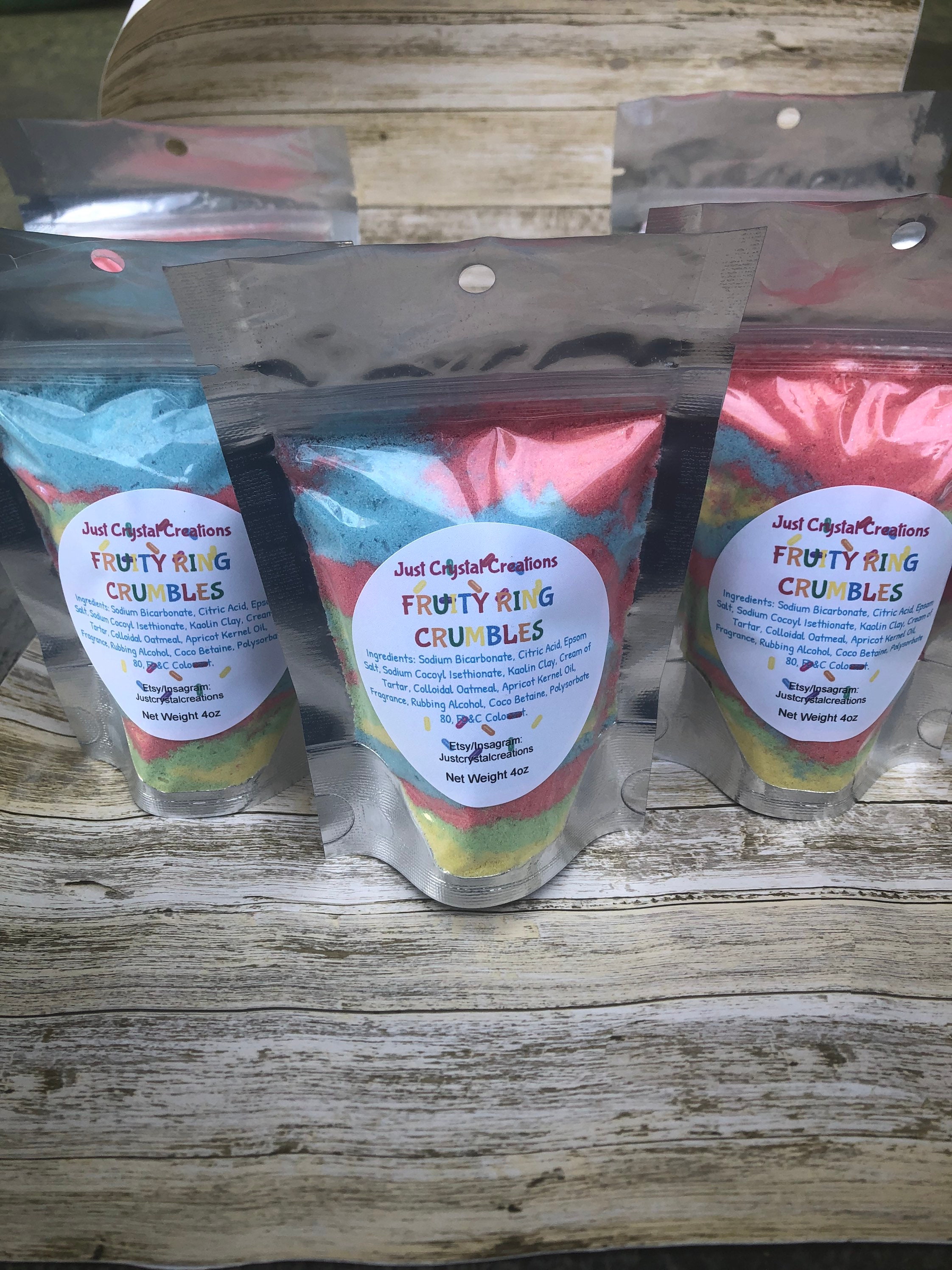 Fruity Rings Bath Bomb Crumbles