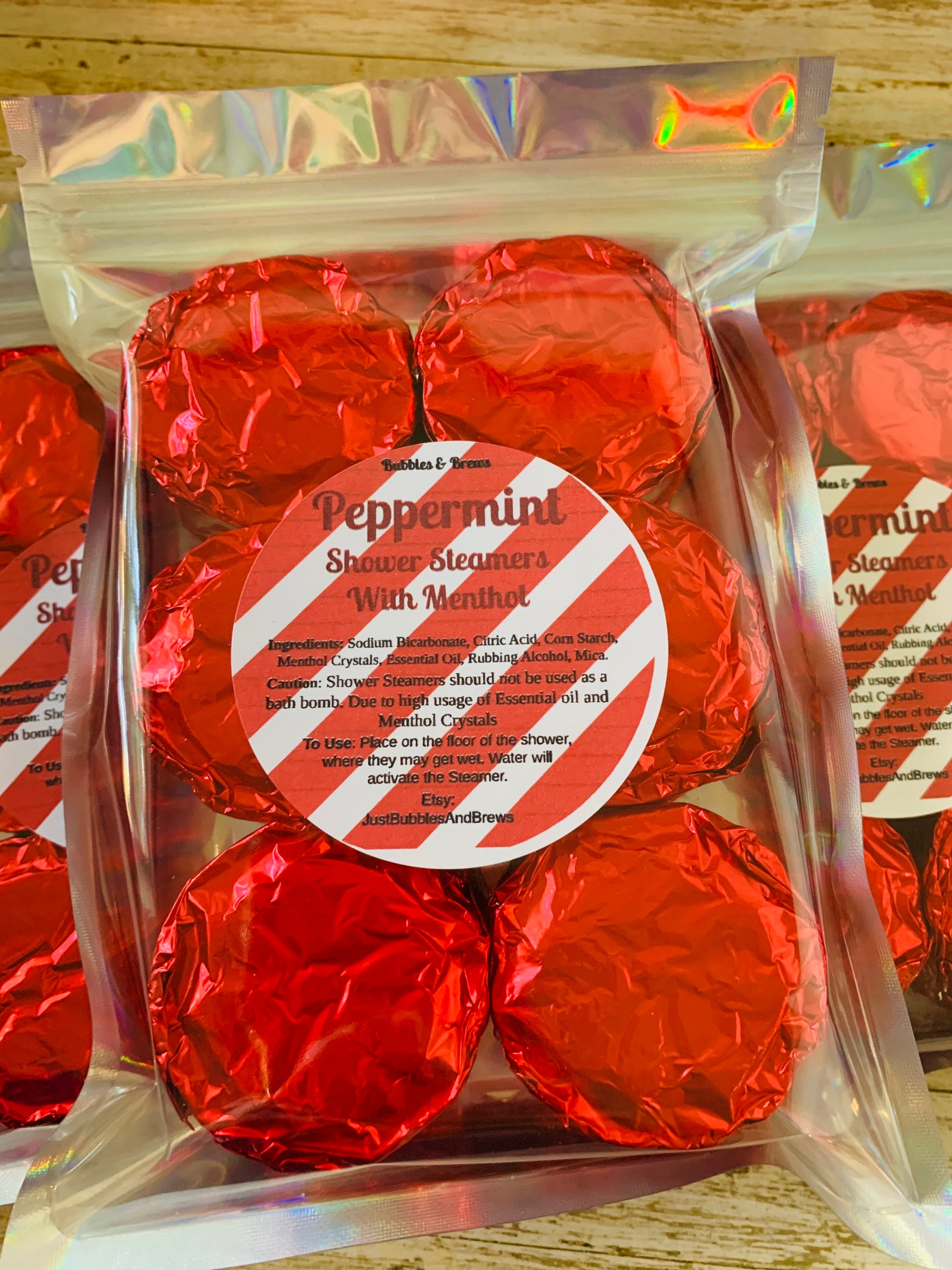 Peppermint Shower Steamers