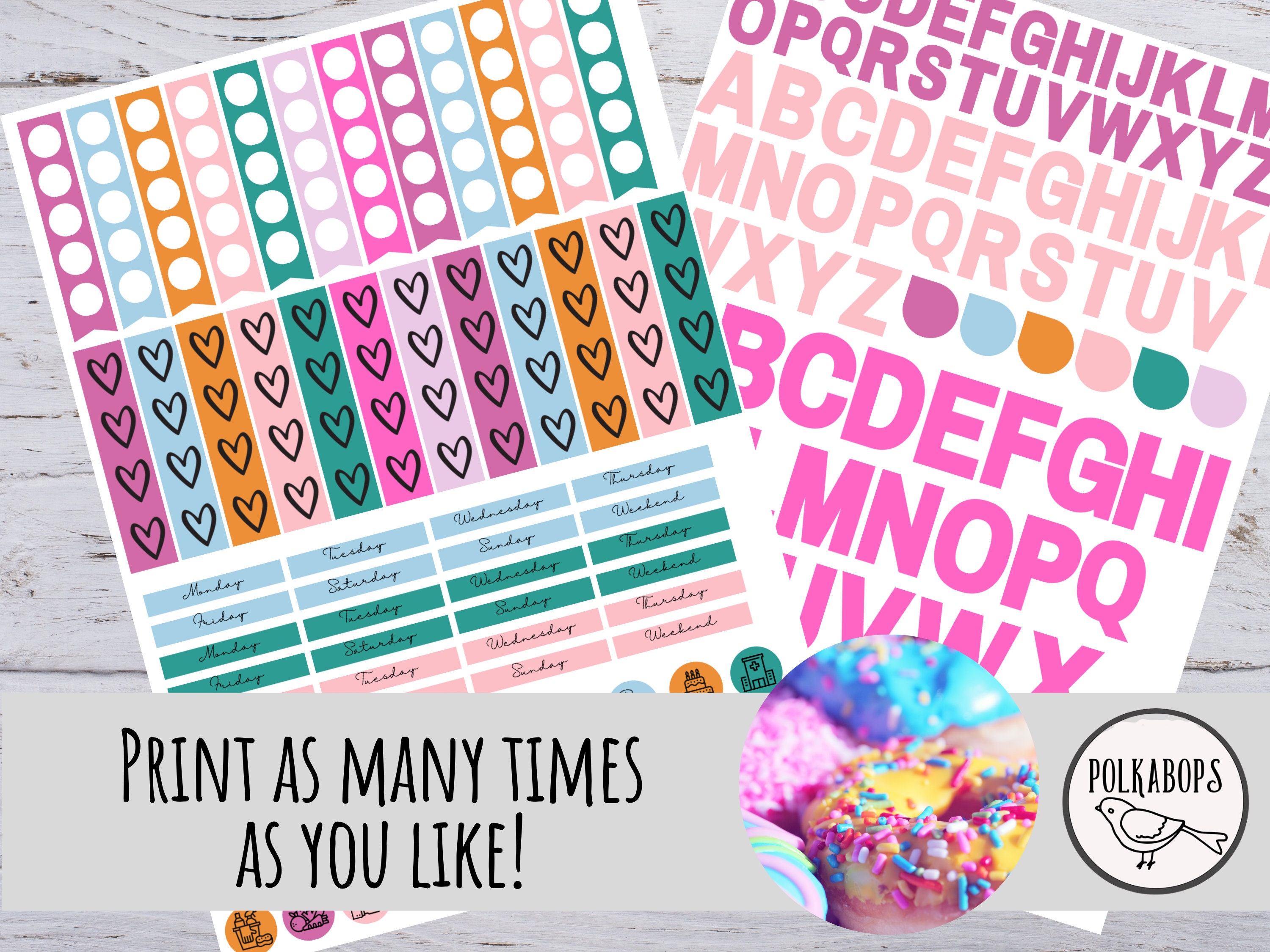 Classic Happy Planner Weekly Kit // Vertical Planner Stickers ...