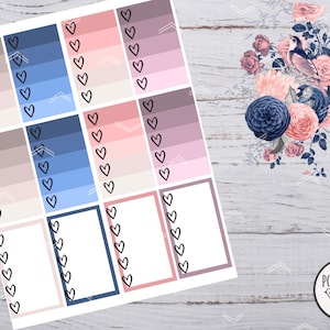 Klassiek weekpakket Happy planner // Verticale plannerstickers // Afdrukbaar afbeelding 4