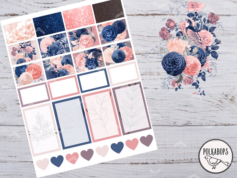 Klassiek weekpakket Happy planner // Verticale plannerstickers // Afdrukbaar afbeelding 7