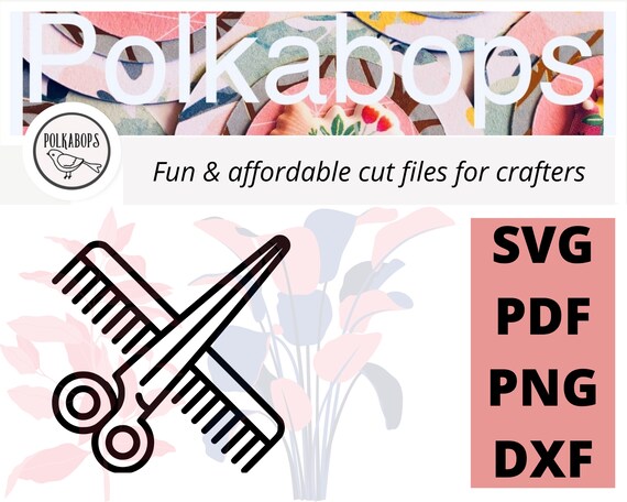 Download Craft Supplies Tools Visual Arts Vinyl And More Hair Dresser Scissors Monogram Downloadable File Only Png Dxf Screen Printing Svg Pdf