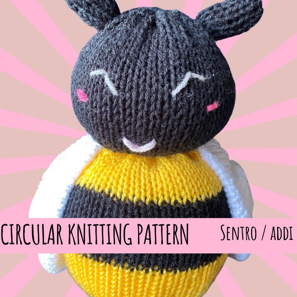 Bee Circular Knitting Machine PDF pattern Sentro Addi Express