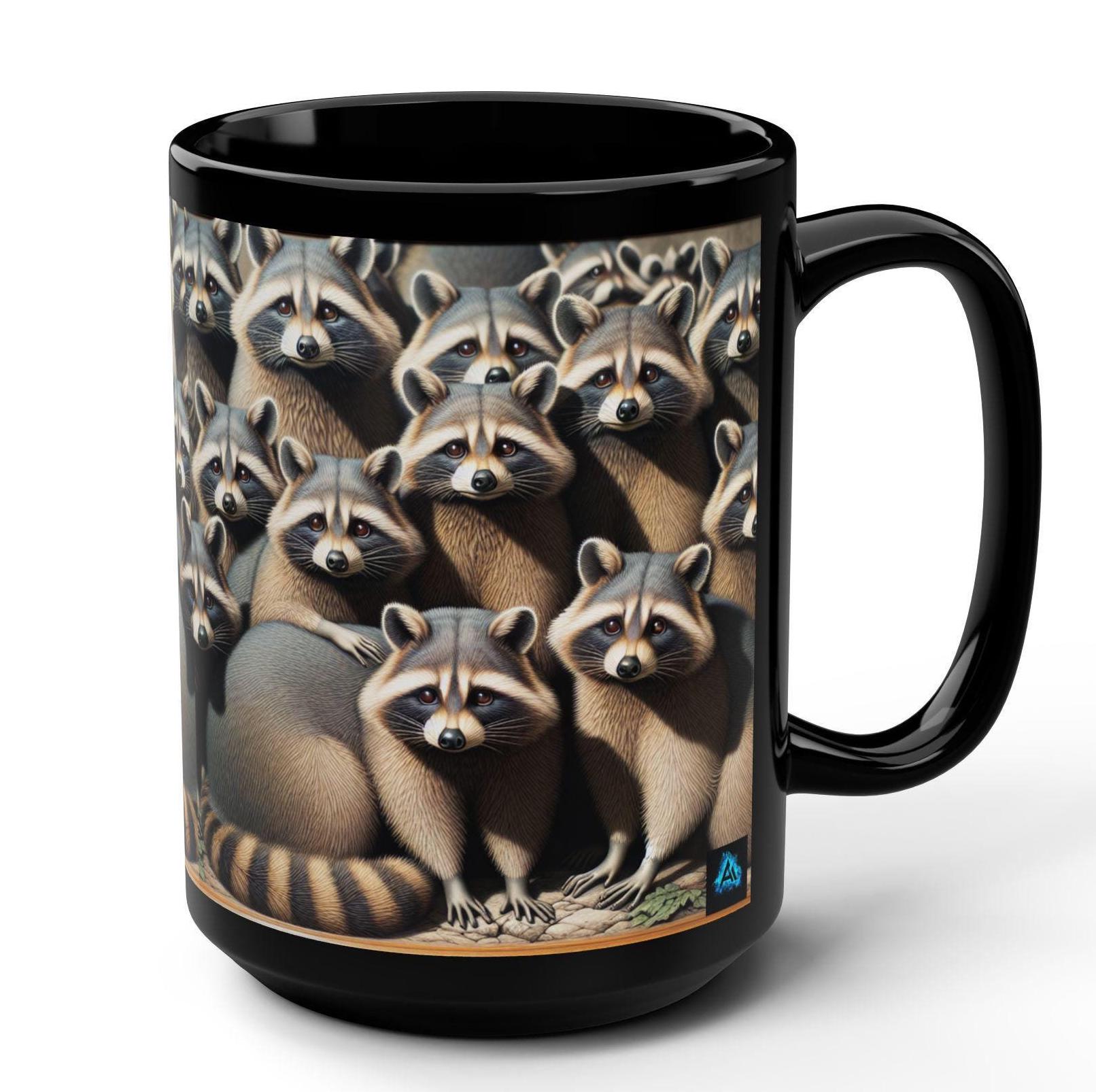 Raccoons 15 Oz. Mug, Cute Animal Coffee Cup, Nature Lover Gift, Funny ...
