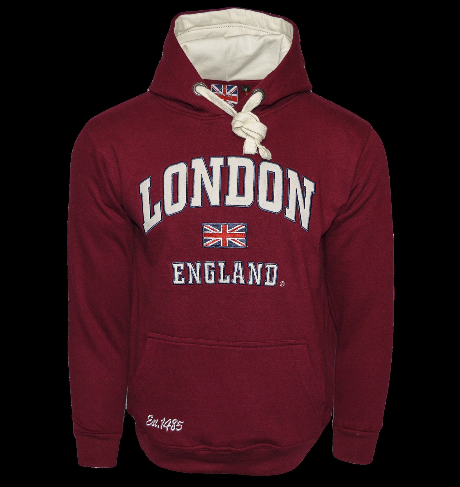 LE129MOW Unisex London England Hoodie Hooded Sweatshirt Maroon Etsy
