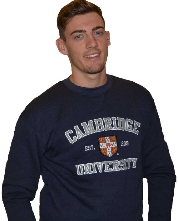 Cambridge University Sweatshirt Official Licence Embroidered Unisex Jumper NEW