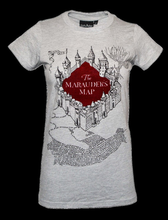 Ladies Marauders Map Fitted T Shirt 