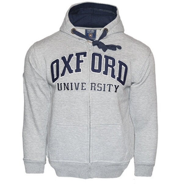 oxford university hoodie grey