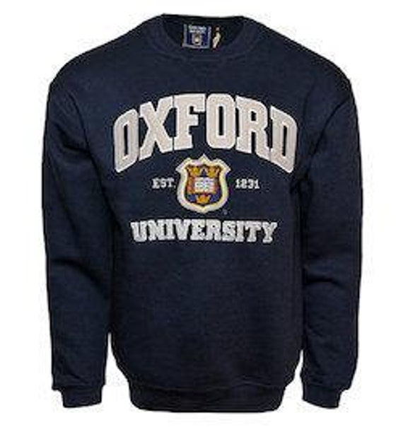 oxford university hoodie grey