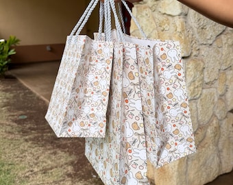 Sacchetti regalo di carta spessa con coniglietto marrone / Articolo esclusivo di Shop Haven Mae