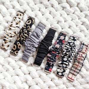 scrunchie fitbit versa band