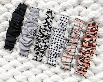 Apple Watch Scrunchie Band 38mm/40mm/41mm/42mm/44mm/45mm Size  | Scrunchie Haven