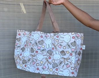 Foldie Bag Brown Bunny Shop Haven Mae Tote Bag