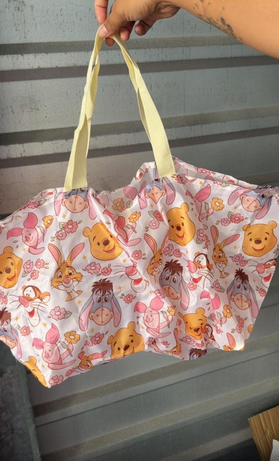 Pooh Bear Magical Market Tote Bag Reusable Grocery Folding Bags - Etsy