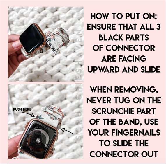 How to put a scrunchie on an apple watch new arrivals