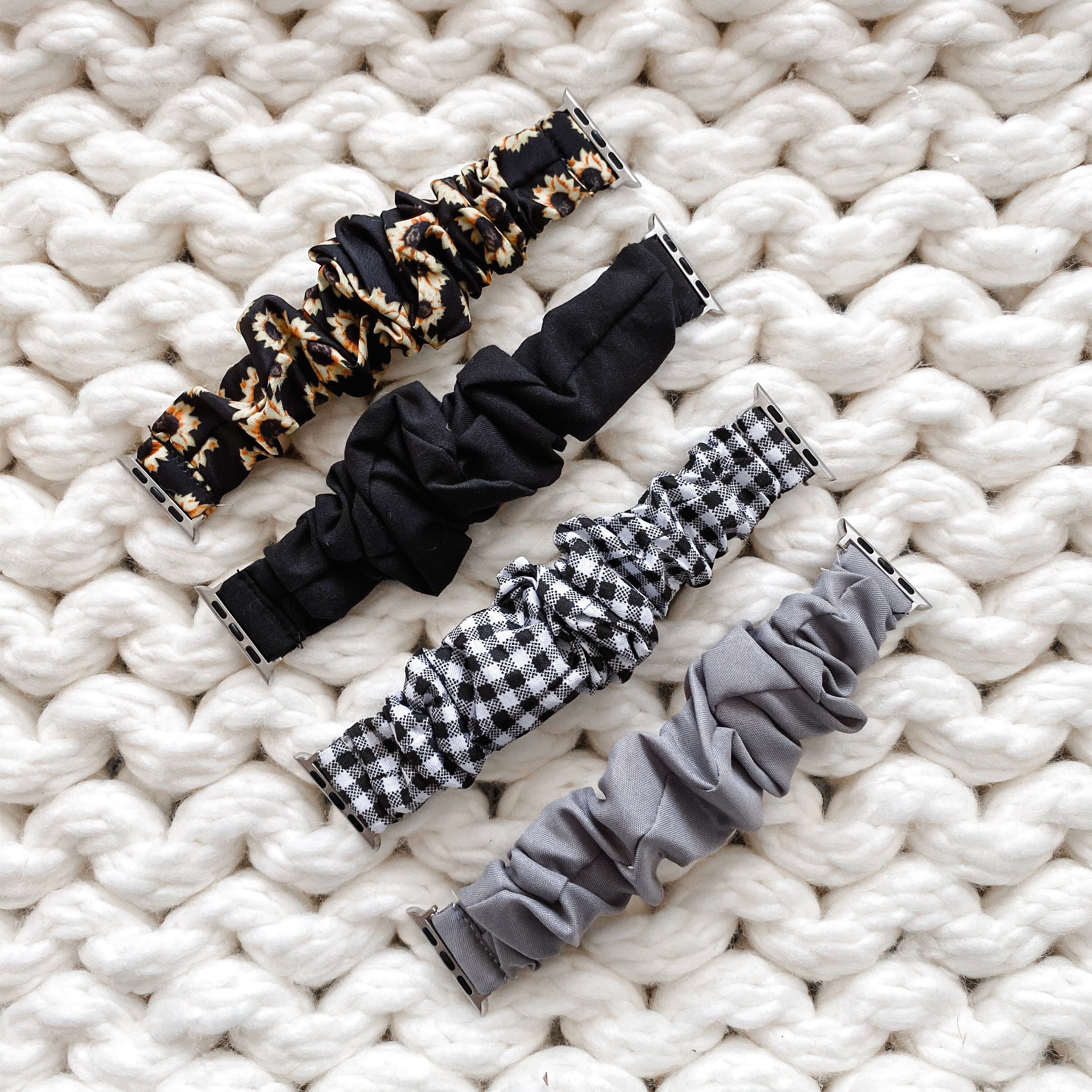 Apple Watch Scrunchie Band 38mm/40mm/42mm/44mm Size | Scrunchie Haven