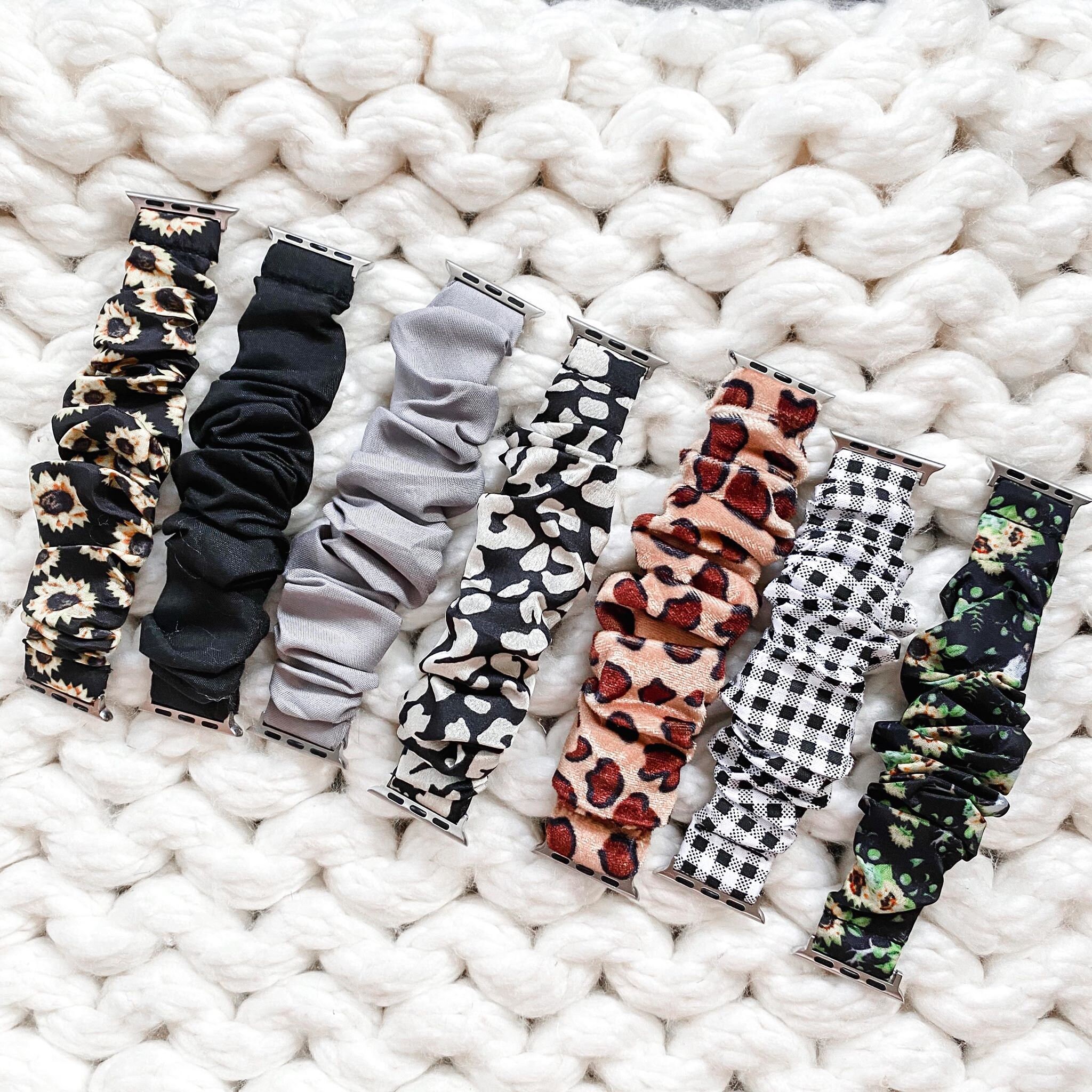 Apple Watch Scrunchie Band 38mm/40mm/42mm/44mm Size | Scrunchie Haven