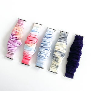 Apple Watch Scrunchie Band 38mm/40mm/41mm/42mm/44mm/45mm Size Tie Dye | Scrunchie Haven