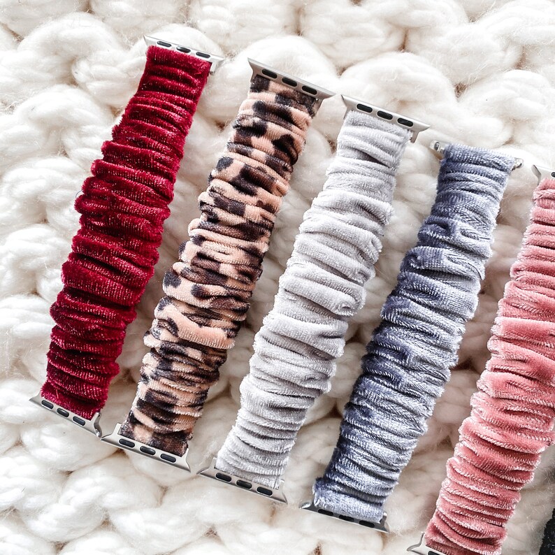 VELVET Apple Watch Scrunchie Band Etsy
