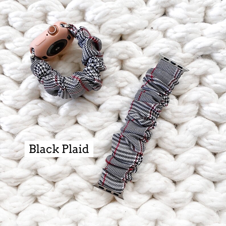 Apple Watch Scrunchie Band 38mm/40mm/42mm/44mm Size | Etsy