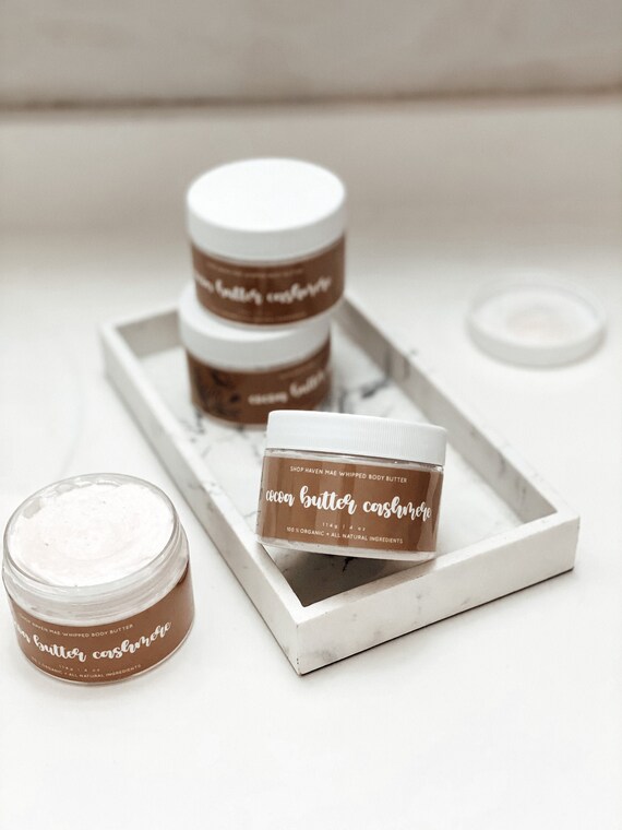 Cocoa Butter Cashmere Scented Body Butter Lotion 4oz Size Body Etsy