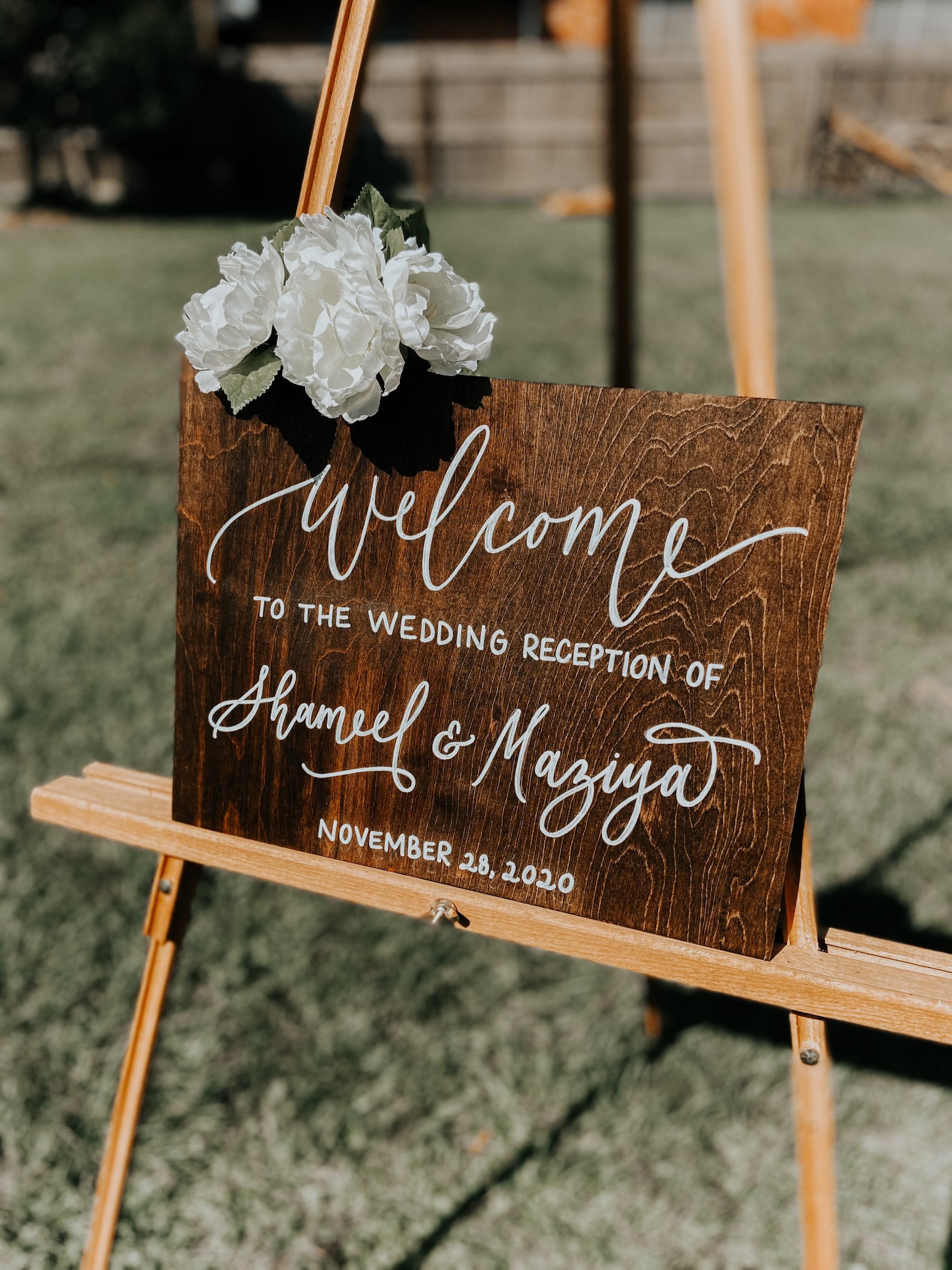 Wood Wedding Welcome Sign Wooden Wedding Welcome Sign Custom | Etsy
