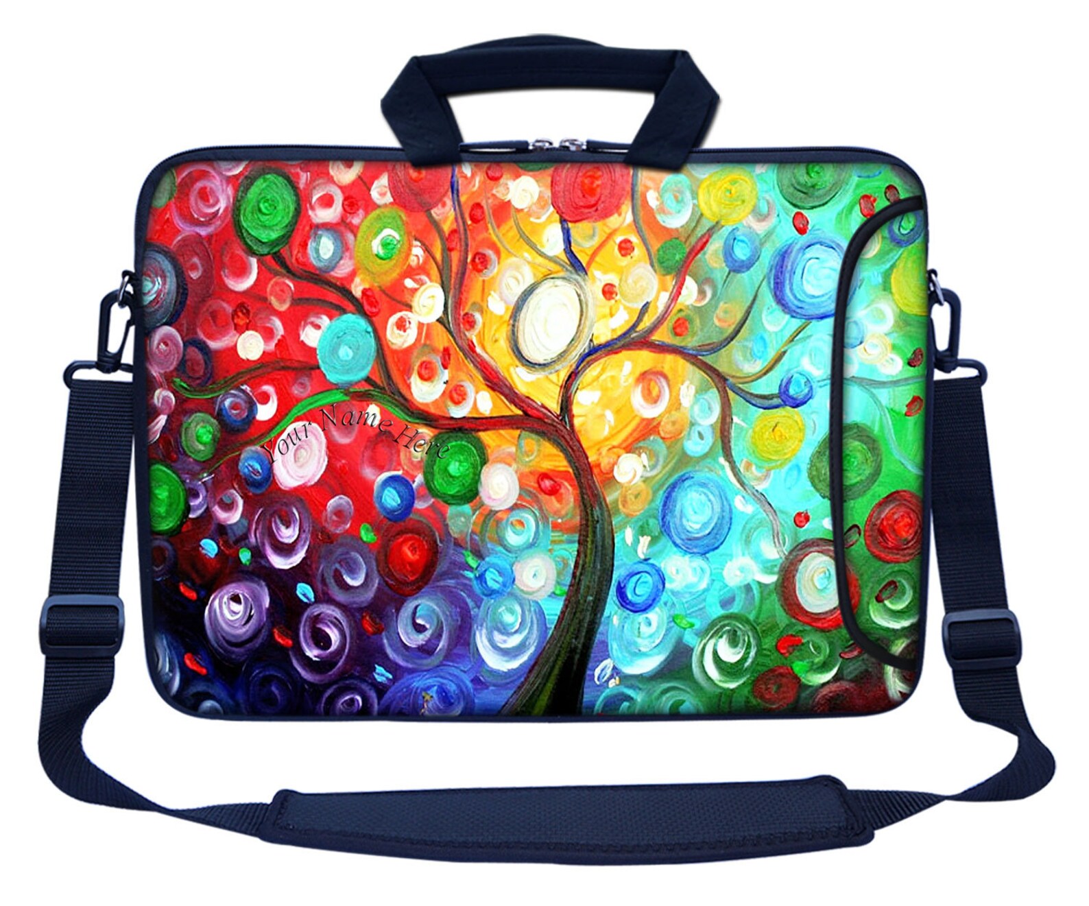 Customized Bag Personalized Laptop Bag With Side Pocket & Etsy