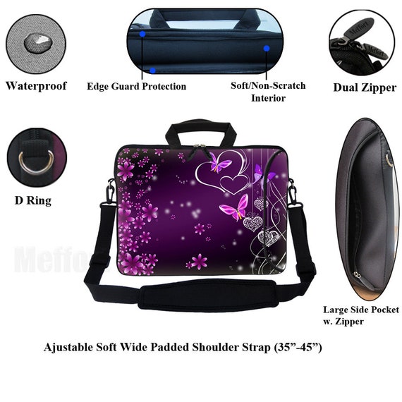 Neoprene Sleeve Laptop Computer Case Bag with Handle Fit 10 inch