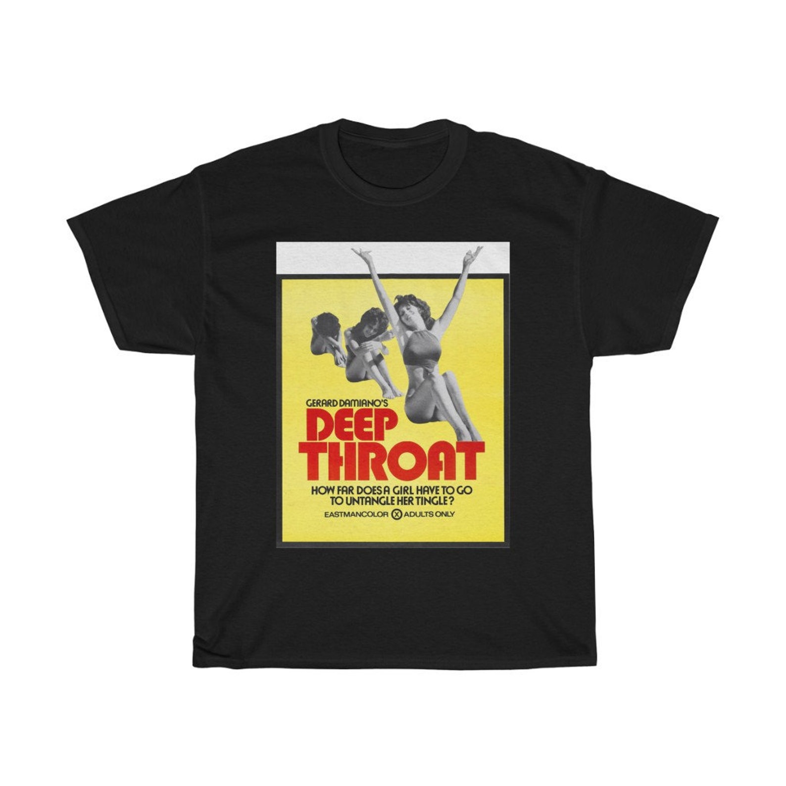 Deep Throat Classic Movie T-shirt Gerard Damiano's | Etsy