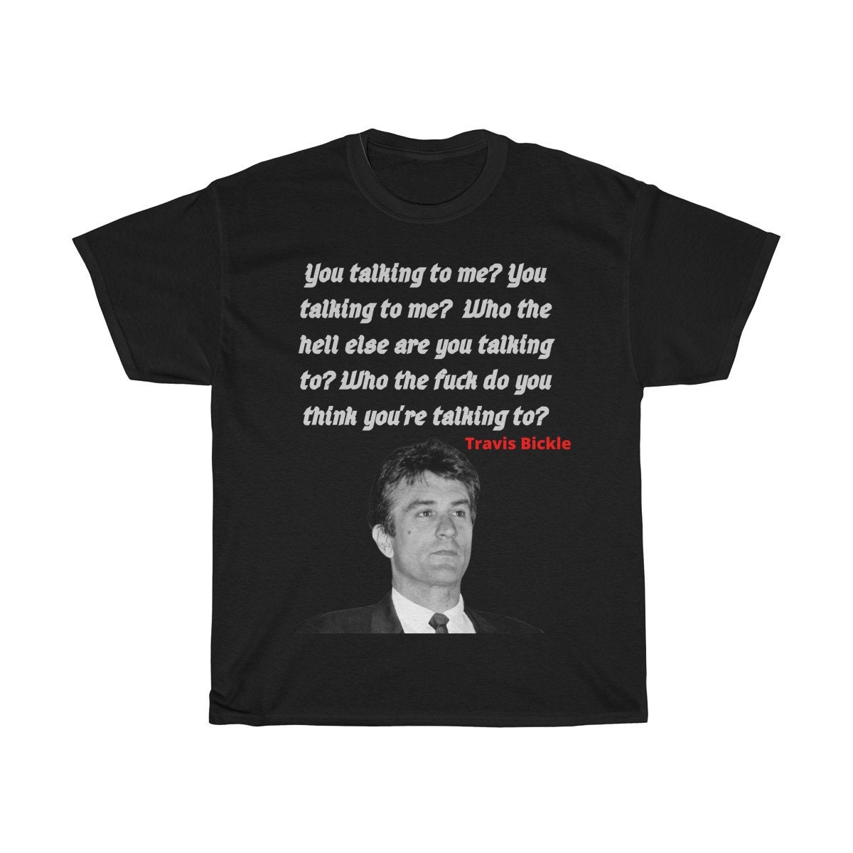 You talking to me Travis Bickle Taxi Driver classic movie Etsy