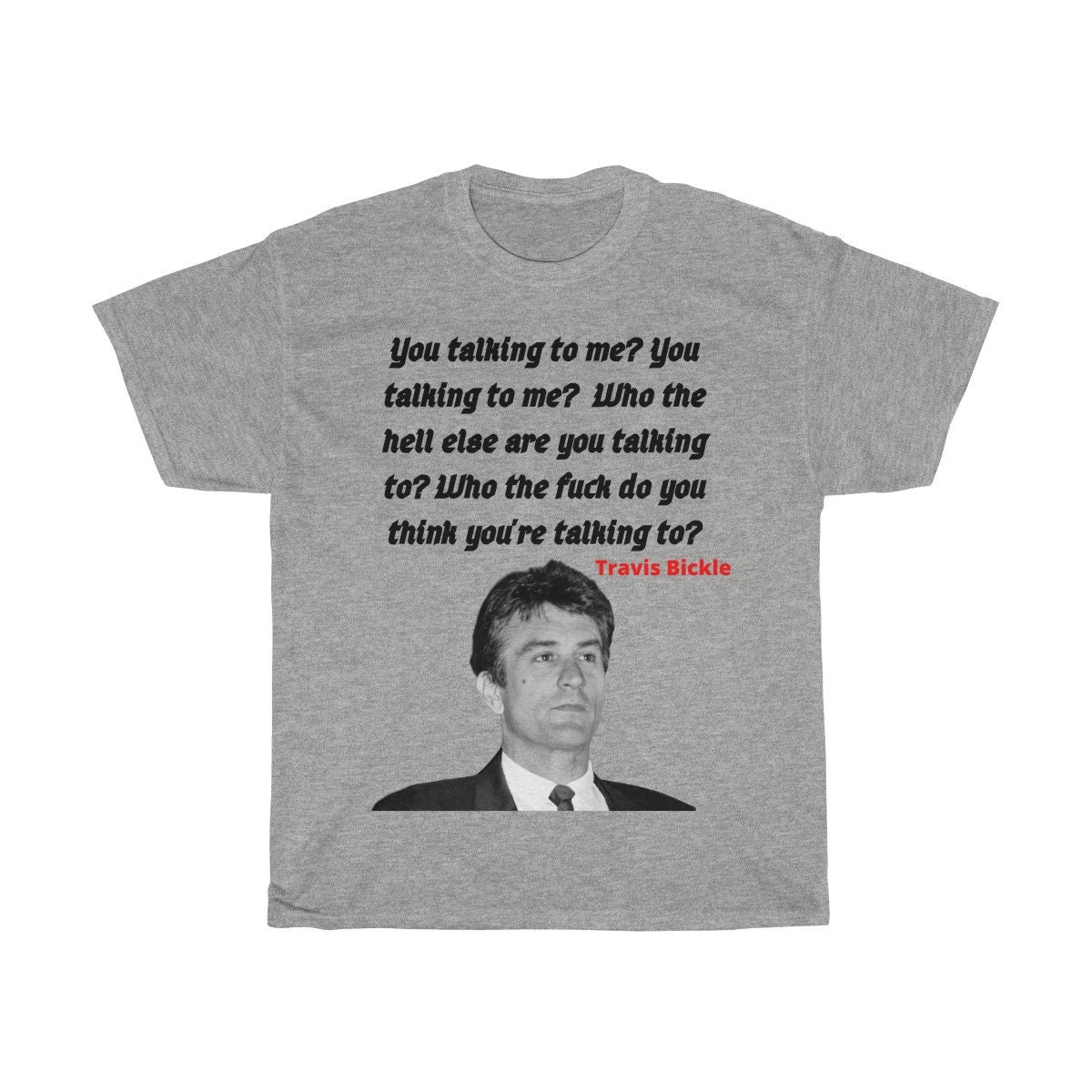 You talking to me Travis Bickle Taxi Driver classic movie Etsy