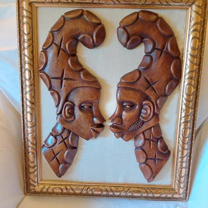 Framed Handmade African Masks