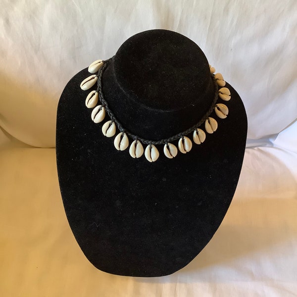 African Cowrie Shell Choker