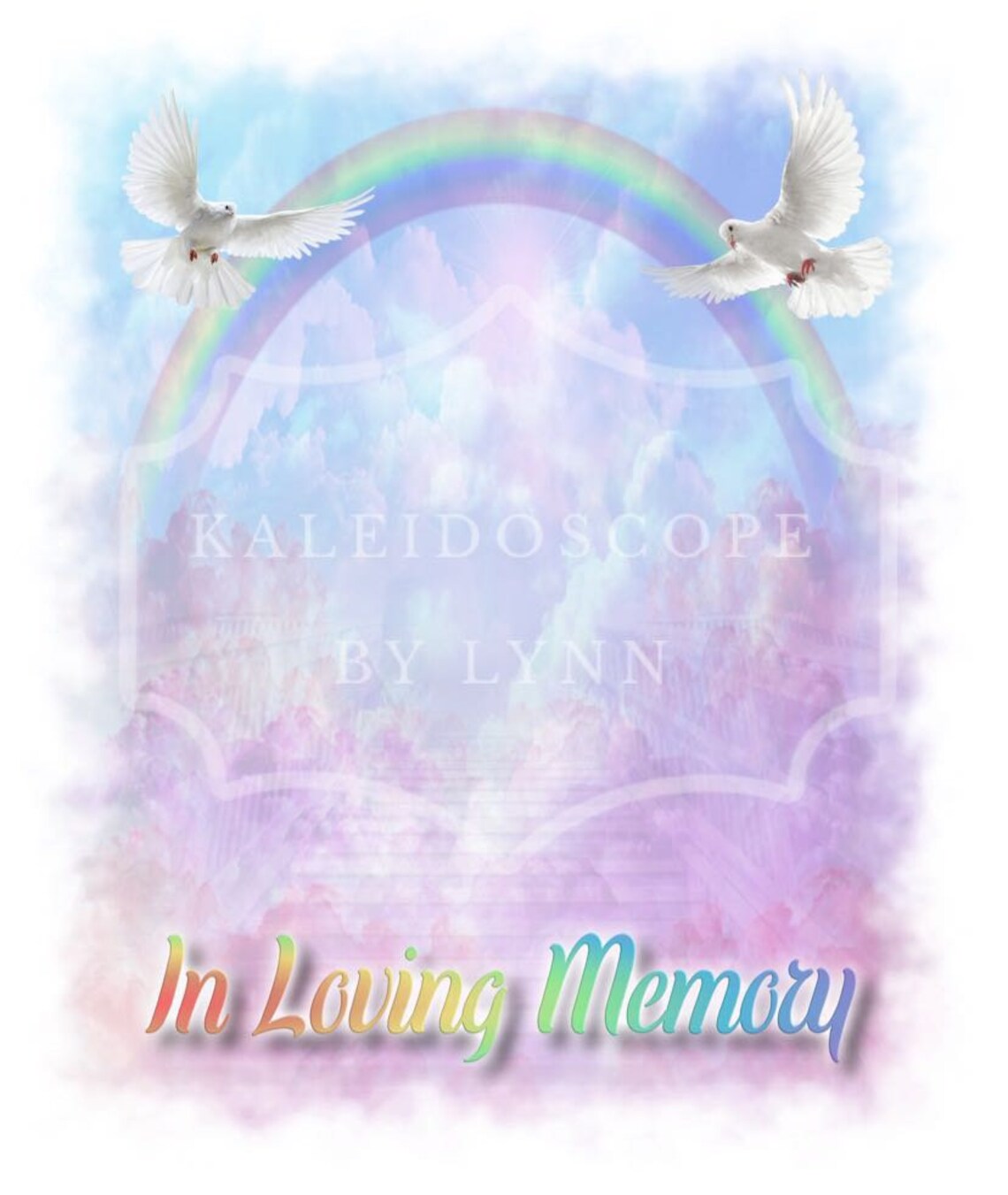 Rainbow Bridge In Loving Memory Memorial design files 4 files | Etsy