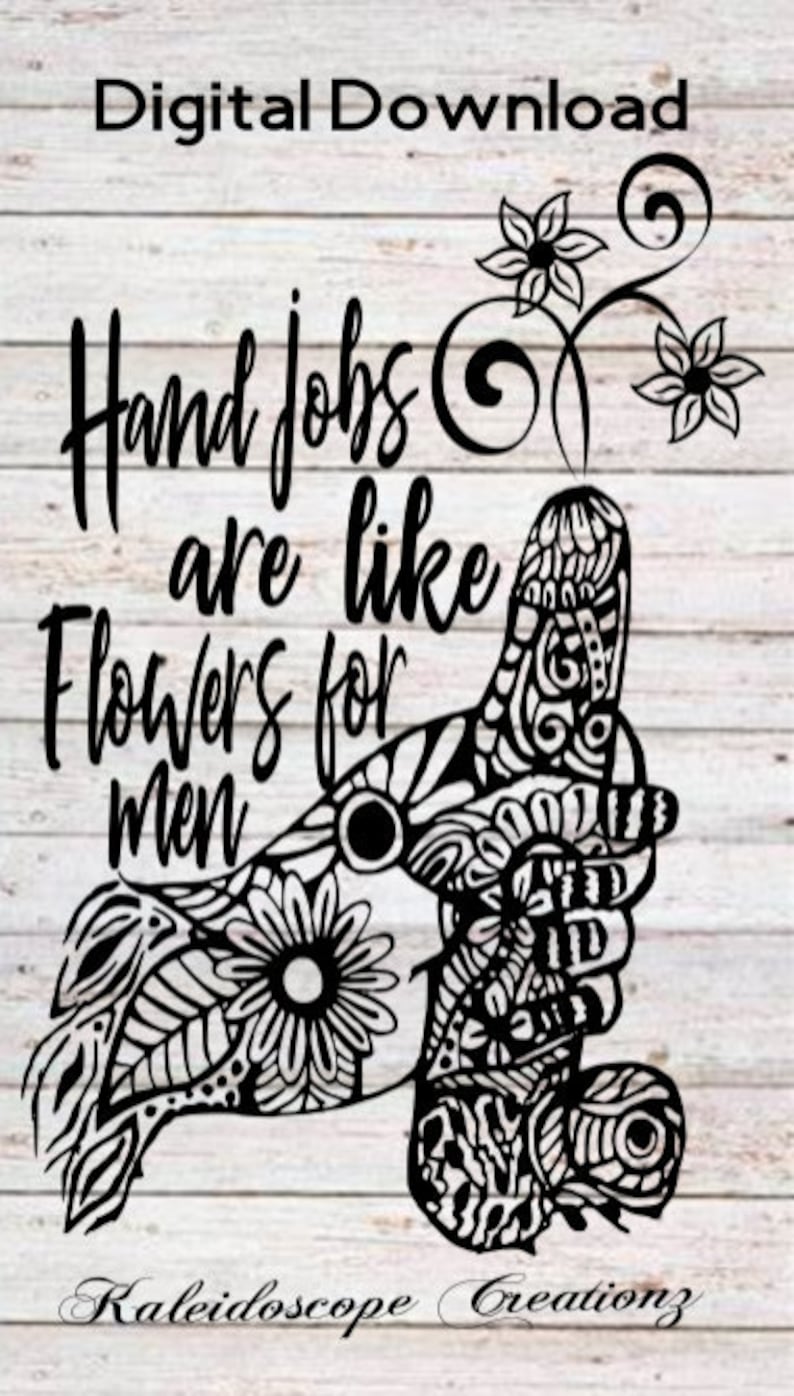 Download Hand Jobs Are Like Flowers for Men Penis mandala SVG PNG ...