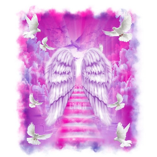 Pink and Purple Heaven Clouds Memorial Design Files 2 Files - Etsy Pink and Purple Heaven Clouds Memorial Design Files 2 Files - Etsy