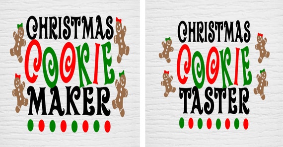 Download Free Christmas Cookie Maker And Cookie Taster Svg Png Jpg Digital Etsy SVG DXF Cut File