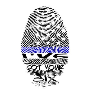Ik heb je Zes Ik heb je rug Politie leeft ondersteuning Digitale SVG JPG PNG cut bestand voor cricut silhouet