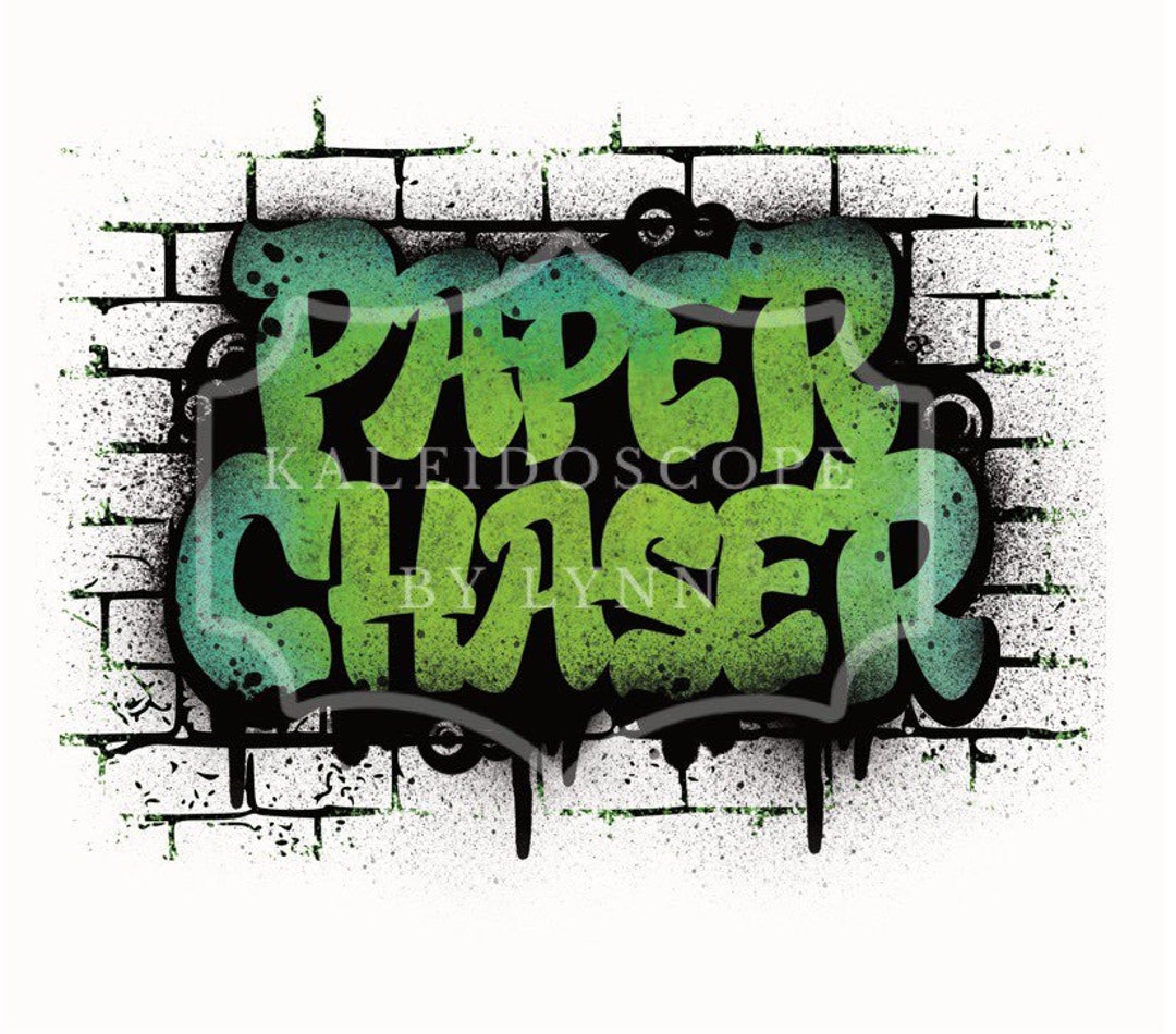 Paper Chaser Graffiti Airbrush Matching Couples Digital Design image